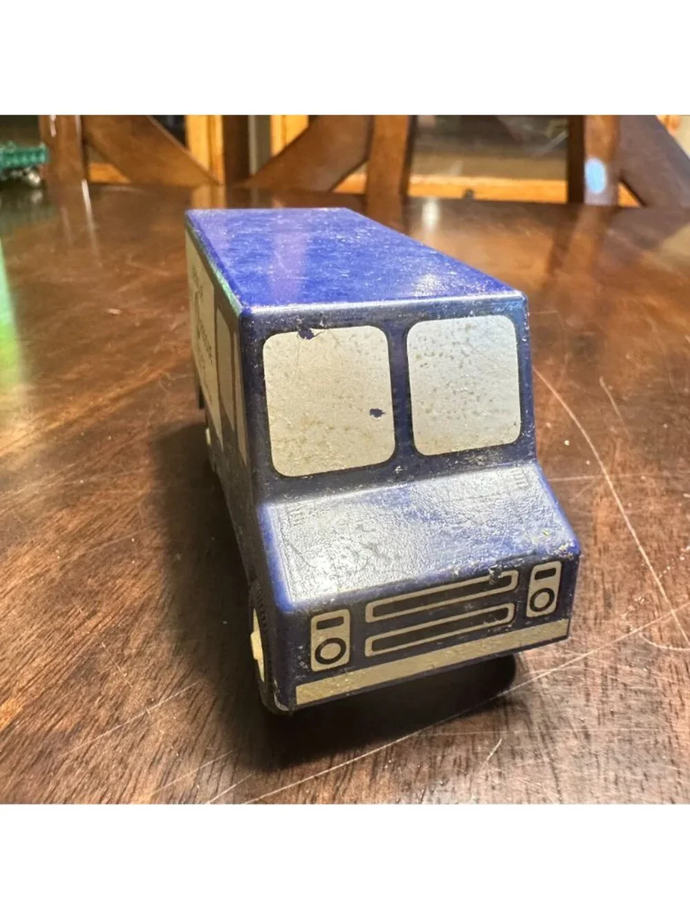 Vintage Rasltoy 22 Metal Van Seymour Fire Rescue Service